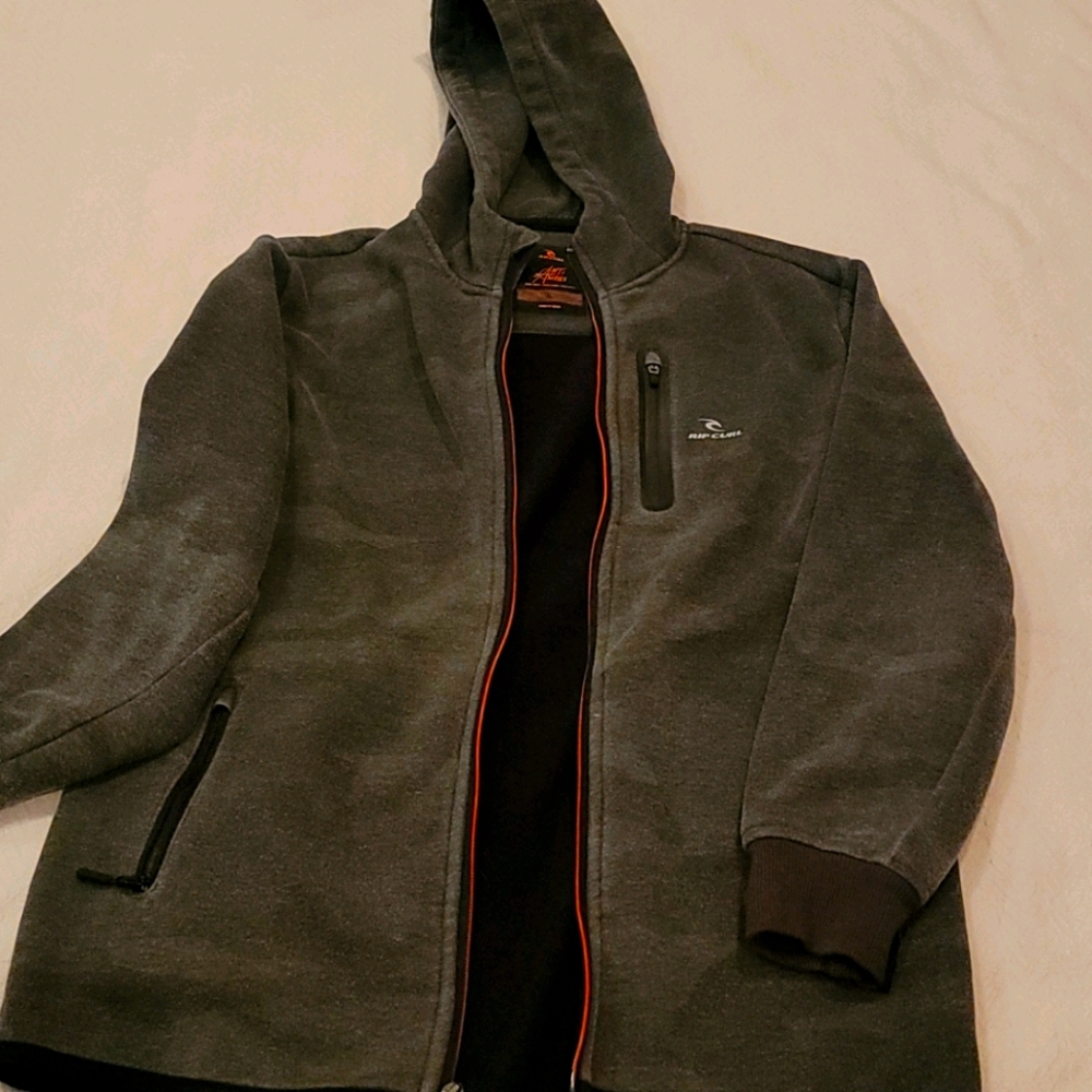 Boys Rip Curl Zip Up Hoodie